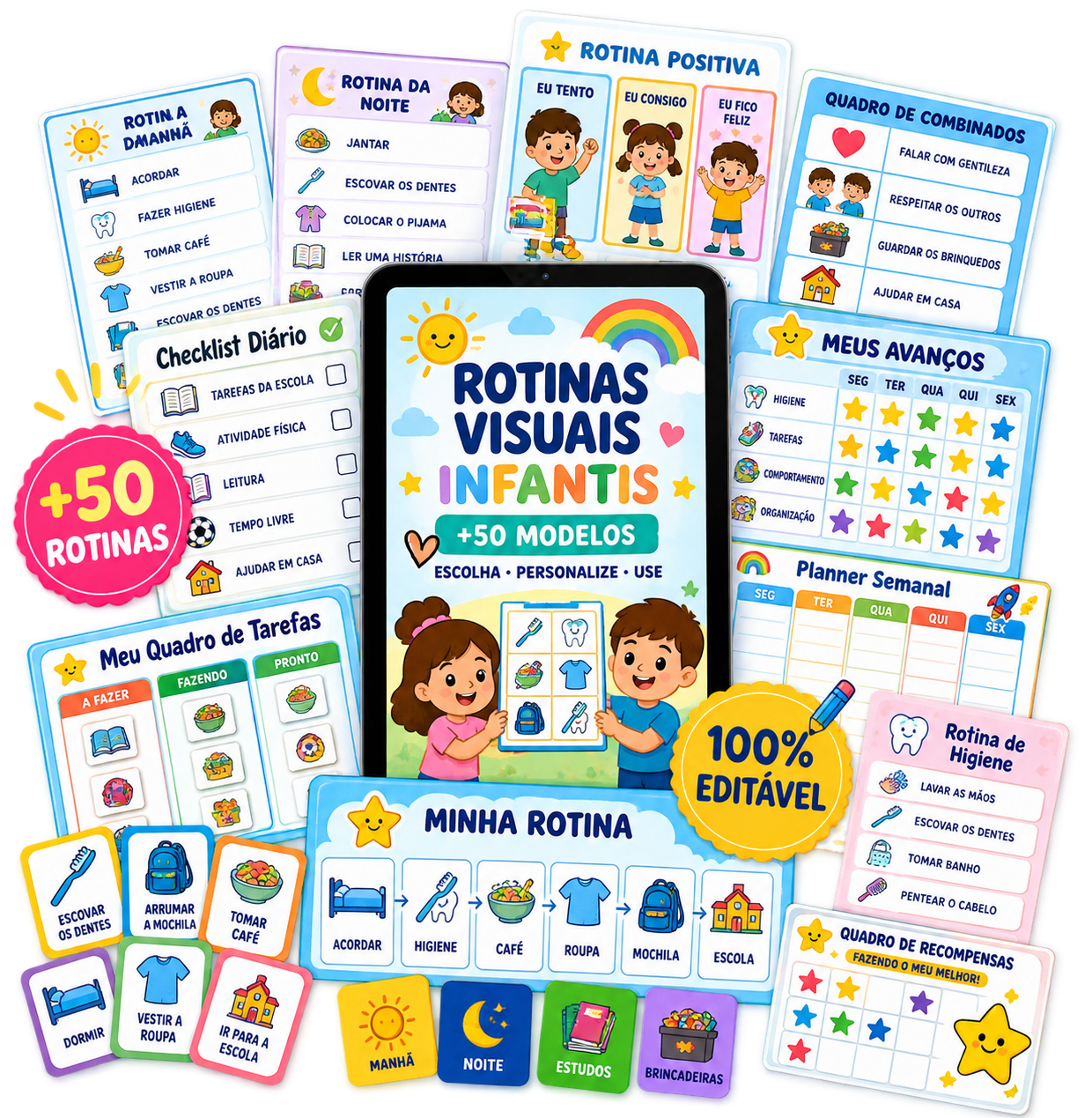 Pacote Completo de Rotinas Visuais